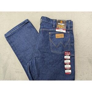 Wrangler FR Flame Resistant Relaxed Fit Jeans 40x30 Men's Workwear Denim